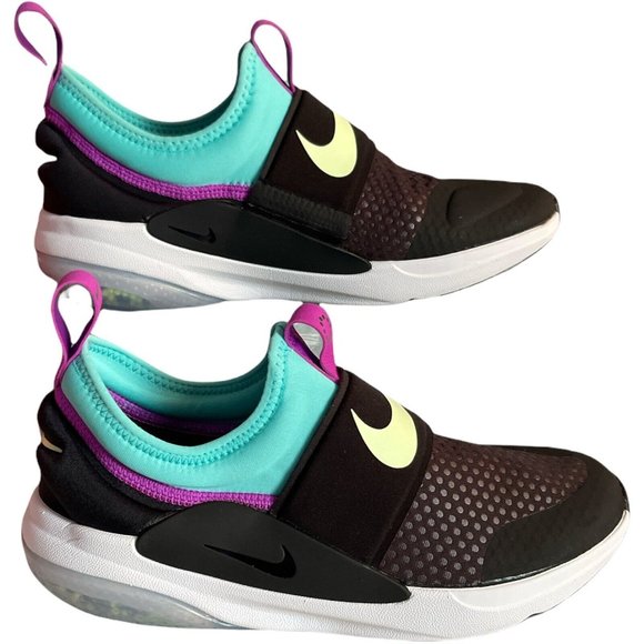 Big Girl’s Sneakers Size 6.5Y Nike Joyride Nova-Girls Shoes Black Aurora Green